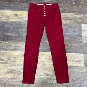 Pilcro and the Letterpress by Anthropology Red Skinny Jeans